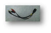 3 RCA Audio Video Connector with TV VCR Projector